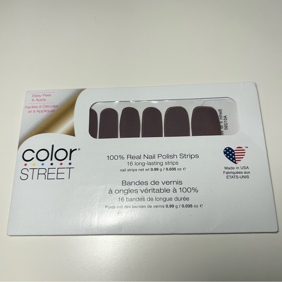 Color Street Berlin It To Win It Nail Polish Strips Medium Gray - Picture 2 of 5